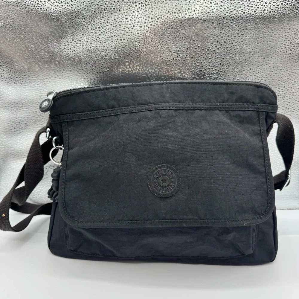 Kipling Charcoal Shoulder Bag | Very Good Condition